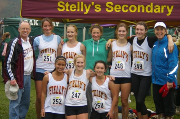 Cross Country team at Provincials