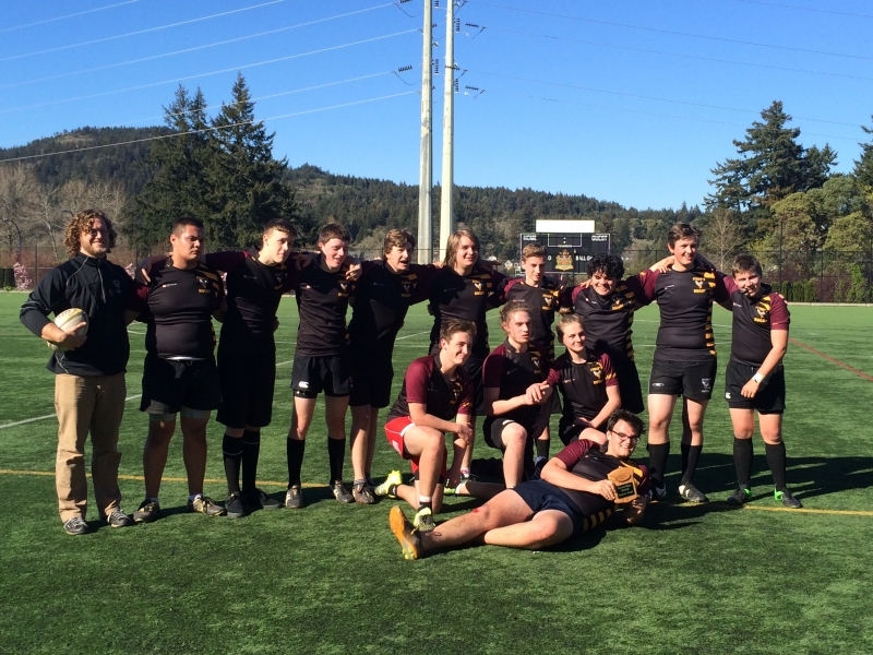 Stelly's Senior Boys Rugby Team Takes Wins the Shield